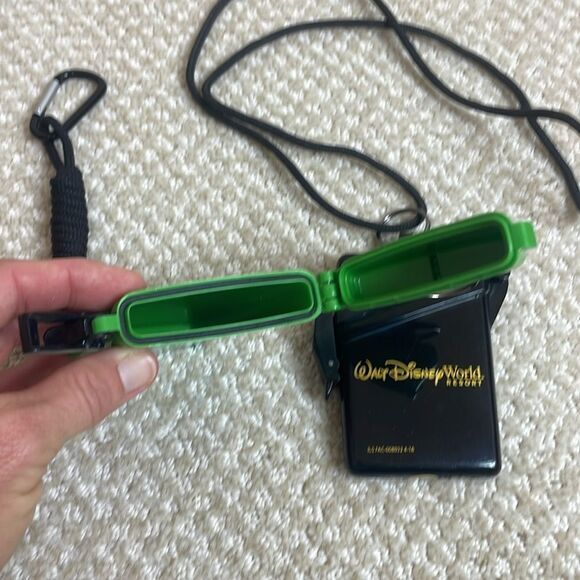 Walt Disney World Resort Green and Black Lanyard Waterproof Cases - Picture 2 of 2